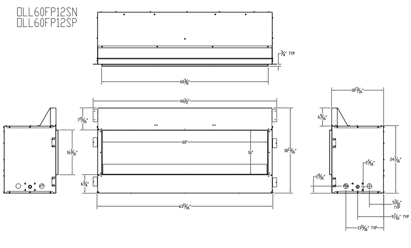 Empire Carol Rose 60-in Outdoor Linear Fireplace