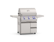 FireMagic Aurora A660i 30-in Built-In Gas Propane Grill w/ Analog Thermometer & Magic View Window, Optional Rotisserie Kit