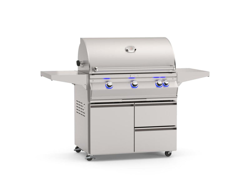 FireMagic Aurora A790i 36-in Built-In Gas Propane Grill w/ Analog Thermometer, Magic View Window, & Optional Rotisserie Kit