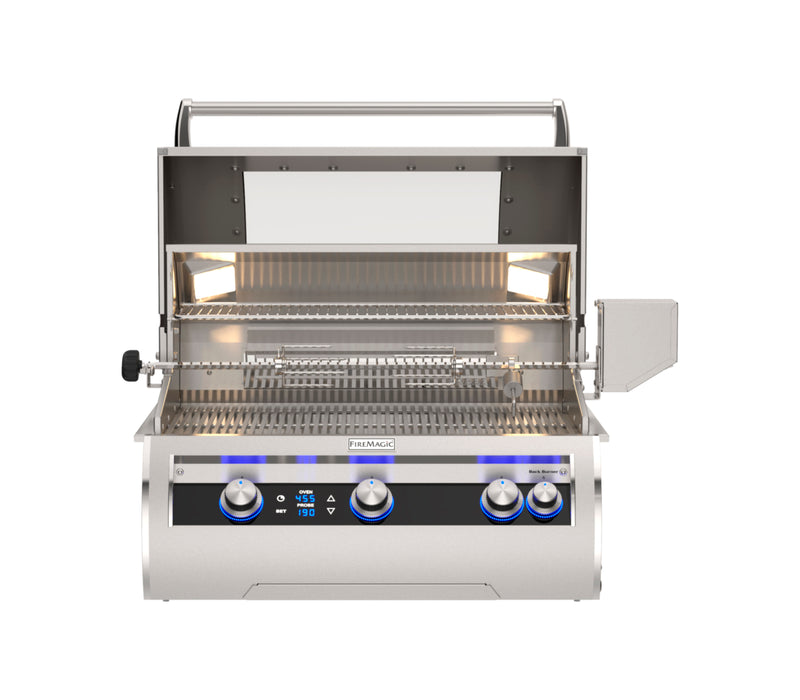 FireMagic Echelon Diamond E660i 30-in Gas Propane Built-in Grill w/ Magic View Window, Rotisserie, & Digital or Analog Thermometer