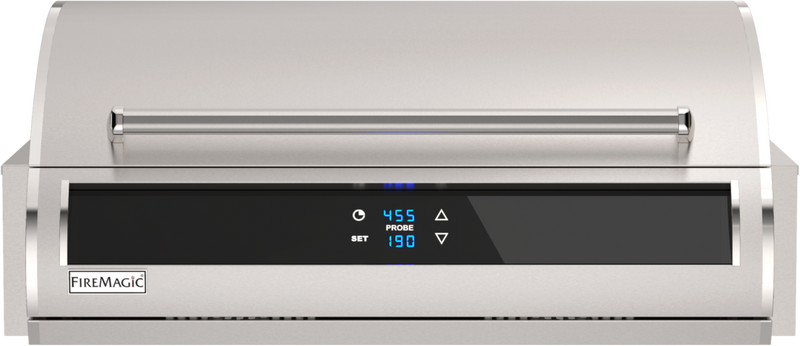 FireMagic EL500 Series 31-in Electric Built-in Grill w/ Digital Timer, Dual Touchscreen Control and Bluetooth, Magic Window View