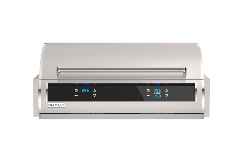 FireMagic EL500 Series 31-in Electric Built-in Grill w/ Digital Timer, Dual Touchscreen Control and Bluetooth, Magic Window View