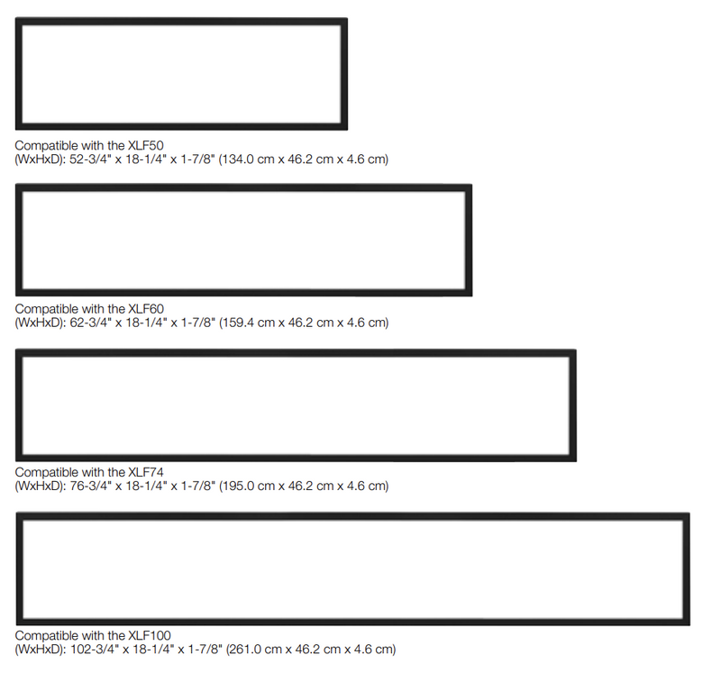 Dimplex IgniteXL/ Ignite Evolve Trim Kit - Allows 2 x 4 wall installation