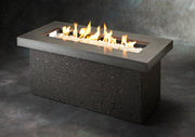 Outdoor GreatRoom Key Largo 48-in Rectangular Propane Fire Pit in Midnight Mist