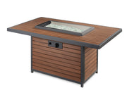 Outdoor GreatRoom Kenwood 50-in Rectangular Propane Fire Pit Table