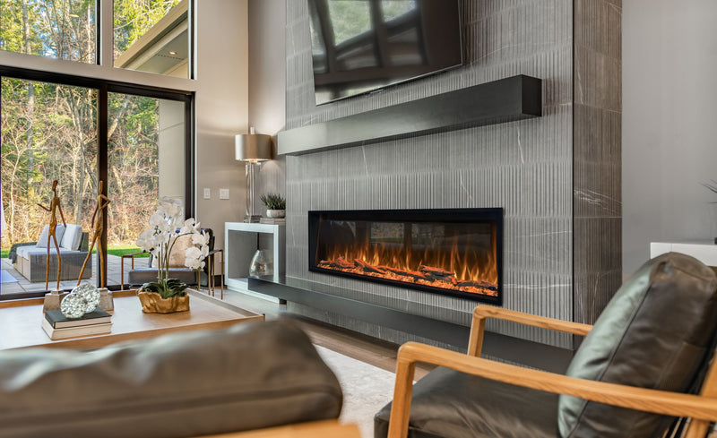 Modern Flames Landscape Pro 56-in Slim Built-In Electric Fireplace
