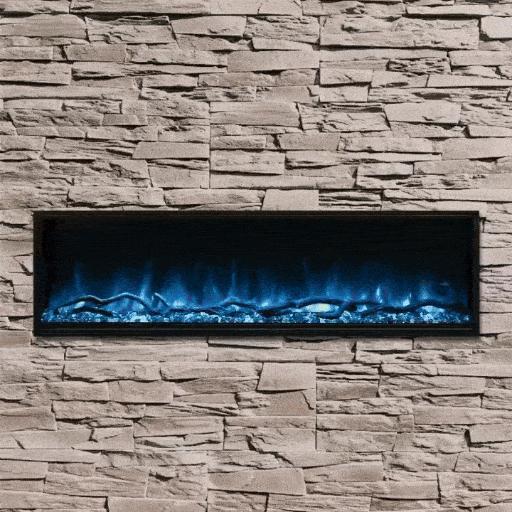 Modern Flames Landscape Pro 44-in Slim Built-In Electric Fireplace
