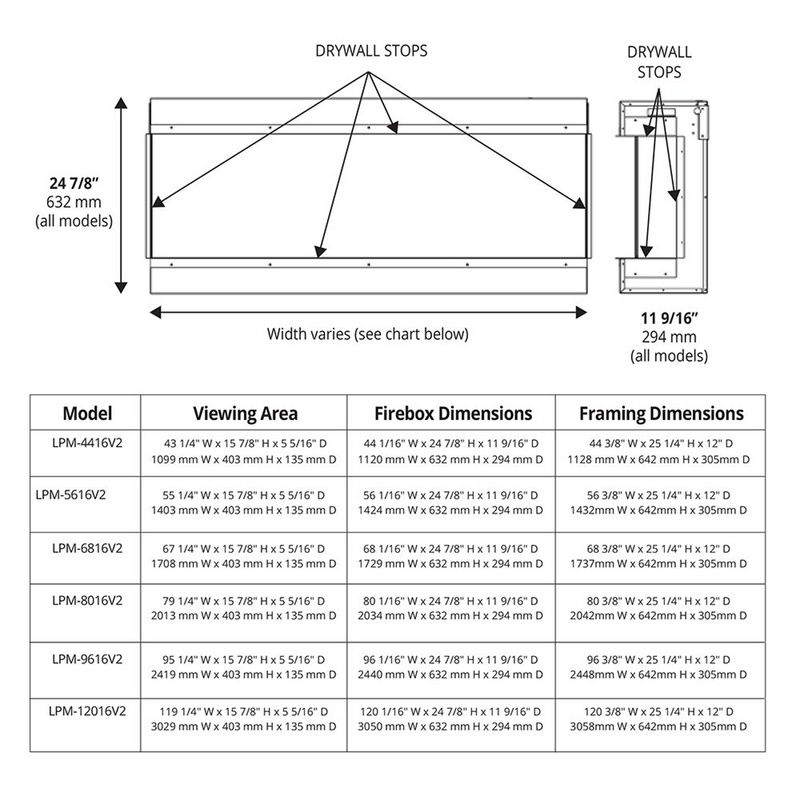 Modern Flames Landscape Pro 96-in MultiView Built-In Electric Fireplace