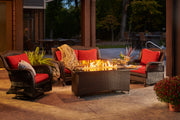 Outdoor GreatRoom Balsam Montego 60-in Rectangular Propane Fire Pit Table