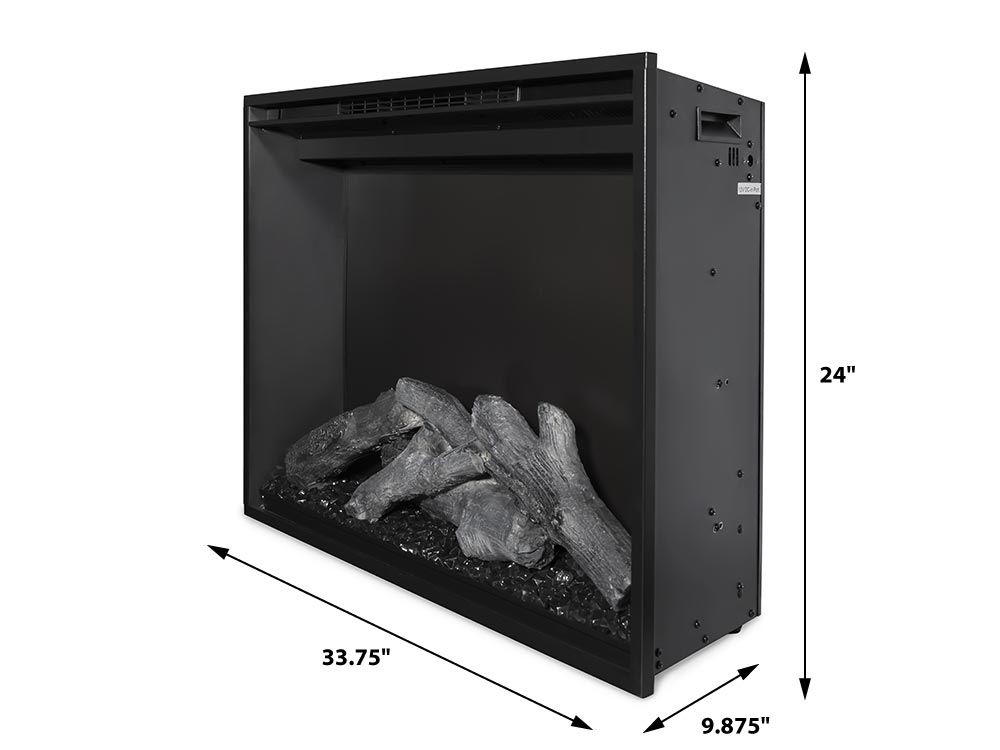 Modern Flames Redstone 36-in Built-In Traditional Electric Fireplace