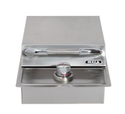 Bull Drop In Gas Propane Single Stainless Steel Side Burner w/ Lid