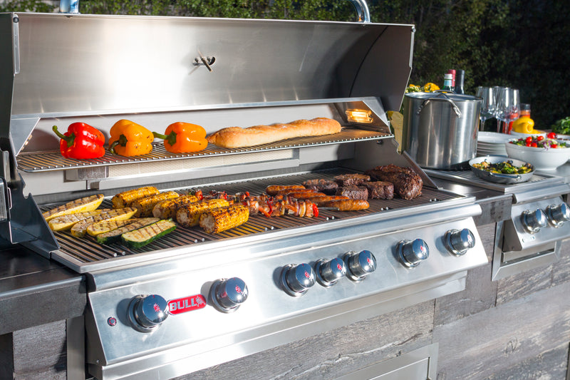 Bull Diablo 46-in 6-Burner Built-in Propane Gas Grill