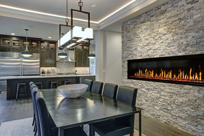 Modern Flames Orion 100-in Slim Heliovision Linear Electric Fireplace