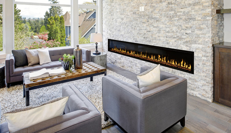 Modern Flames Orion 100-in Slim Heliovision Linear Electric Fireplace