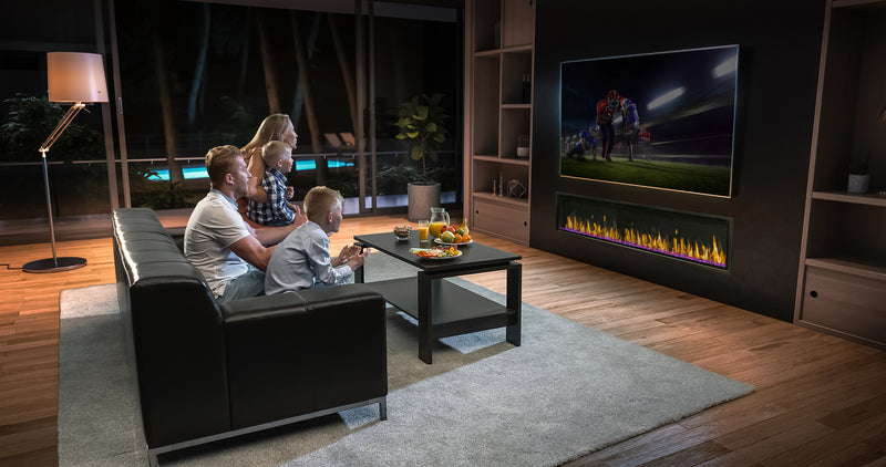 Modern Flames Orion 76-in Slim Heliovision Linear Electric Fireplace
