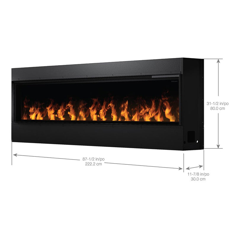 Dimplex Optimyst 86-in Linear Electric Fireplace