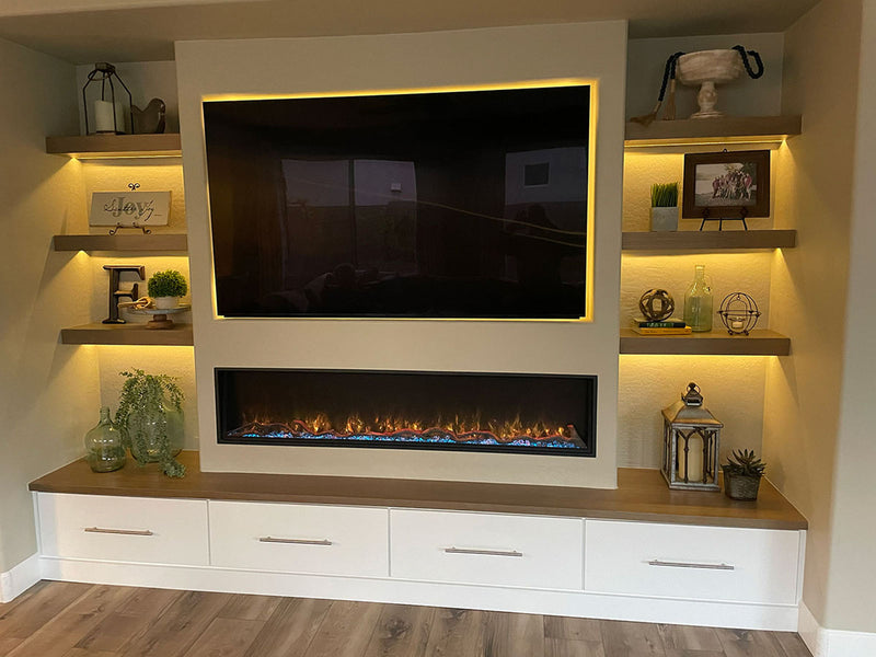 Modern Flames Orion 60-in Slim Heliovision Linear Electric Fireplace