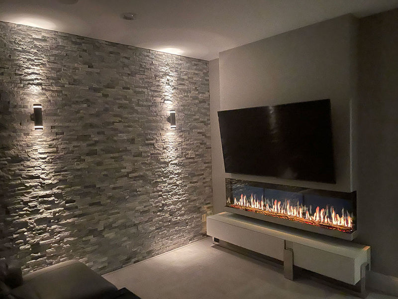 Modern Flames Orion 76-in Multi Heliovision Linear Electric Fireplace