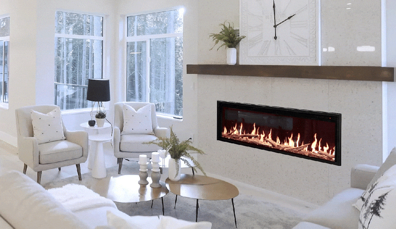 Modern Flames Orion 60-in Slim Heliovision Linear Electric Fireplace