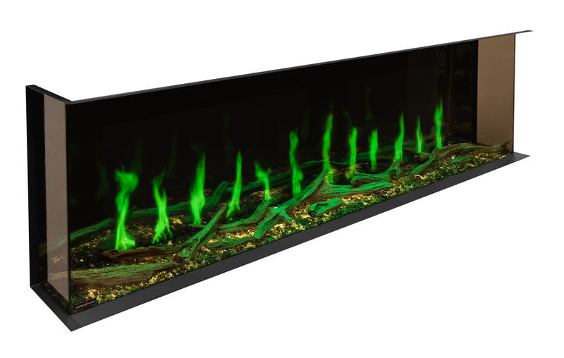 Modern Flames Orion 60-in Multi Heliovision Linear Electric Fireplace