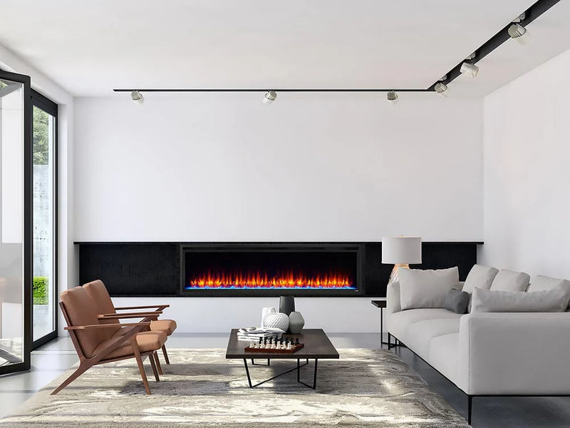 SimpliFire Allusion Platinum 72-in Linear Electric Fireplace