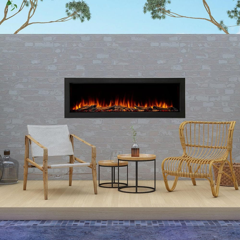 SimpliFire Forum 55-in Outdoor Linear Electric Fireplace
