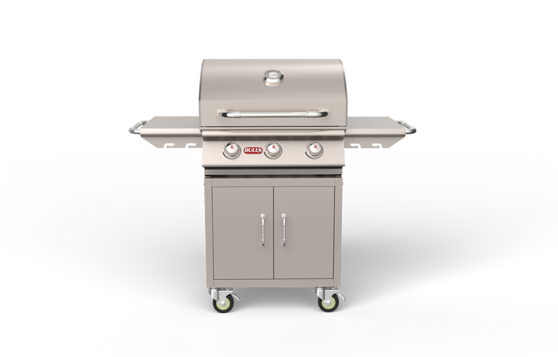 Bull Steer 24-in 3-Burner Built-in Propane Gas Grill