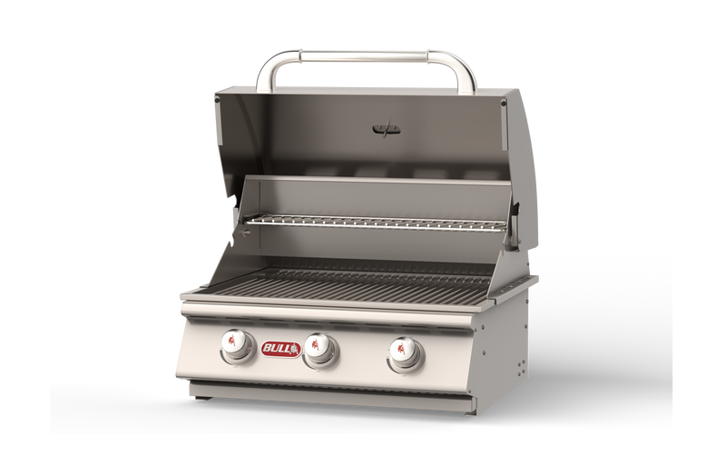 Bull Steer 24-in 3-Burner Built-in Propane Gas Grill