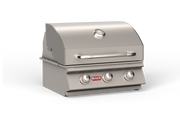 Bull Steer 24-in 3-Burner Built-in Propane Gas Grill