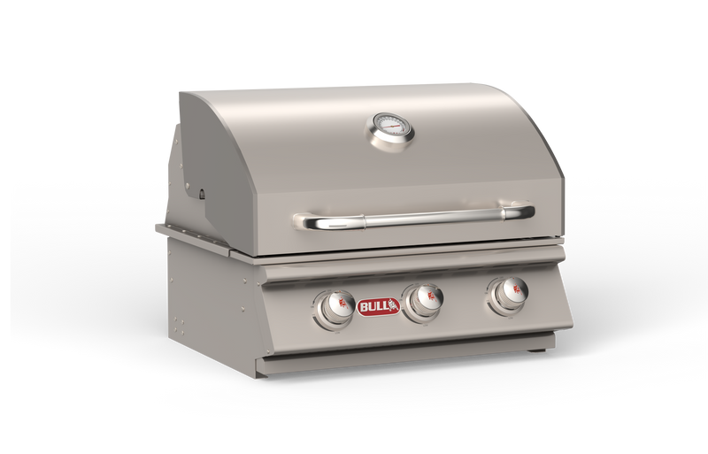 Bull Steer 24-in 3-Burner Built-in Propane Gas Grill