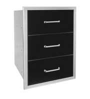 Wildfire 19" x 26" Stainless Steel Triple Access Drawer