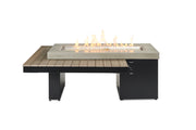 Outdoor GreatRoom Uptown 65-in Linear Gas Fire Table in Coastal Grey