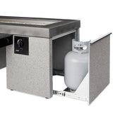 Outdoor GreatRoom Uptown 65-in Linear Gas Fire Table in Black