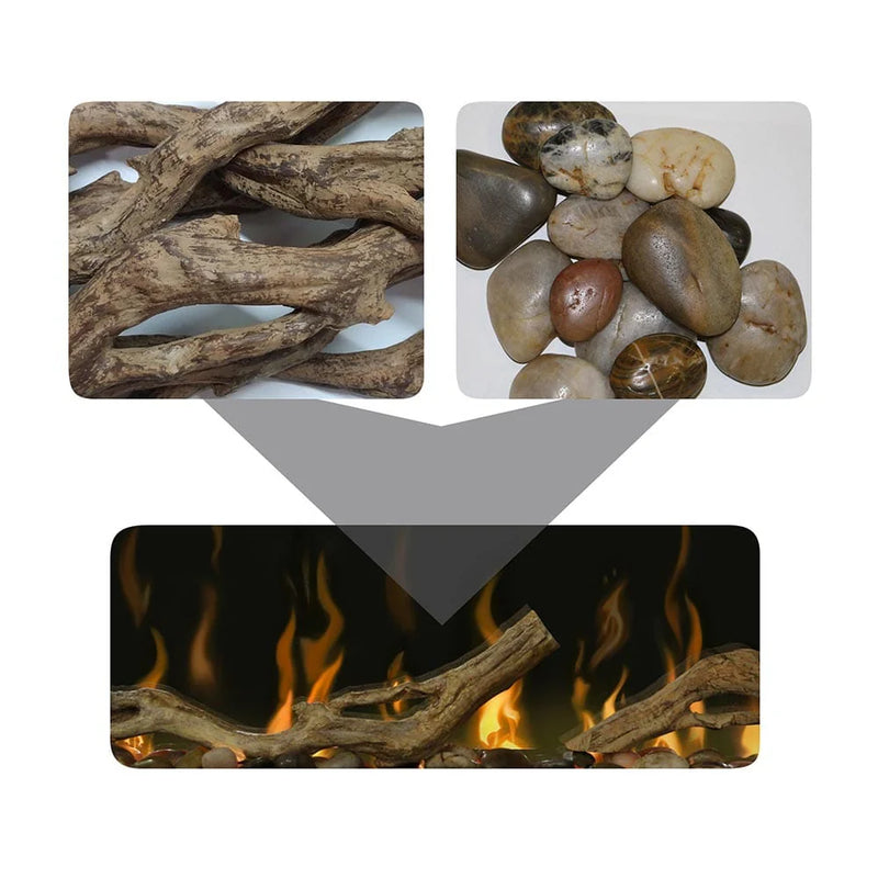 Dimplex Driftwood Log Set for Ignite XL / Evolve Linear Fireplace