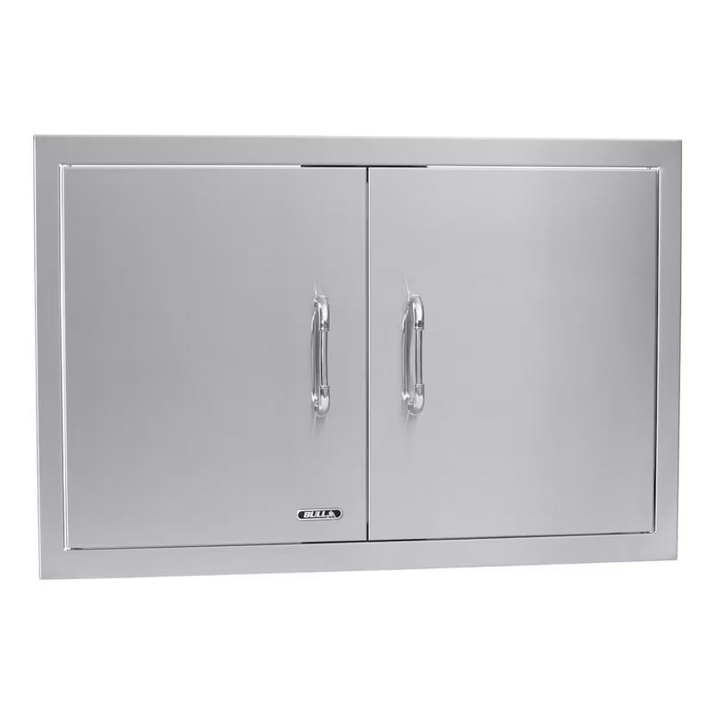 Bull 25-in Stainless Steel Double Door Combo w/ Reveal