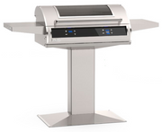 FireMagic EL500 Series 31-in Electric On Post Grill w/ Digital Timer, Dual Touchscreen Control and Bluetooth, Magic Window View